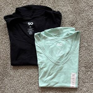 SO Black and Mint T-Shirt Duo